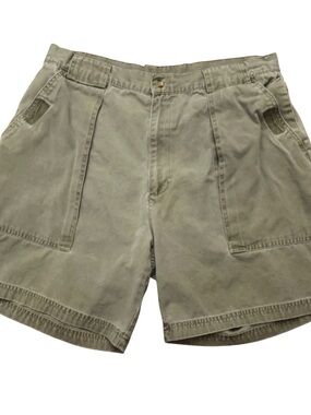 J.Peterman Company Shorts Mens Size 36 Utility Military Army Green Vintage